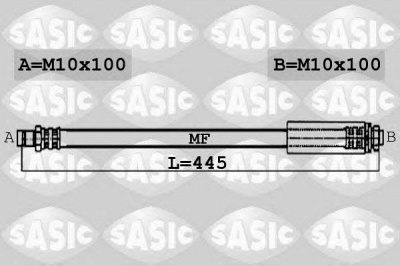 SASIC 6606031 -  Тормозной шланг