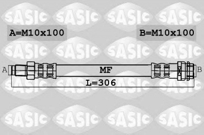 SASIC 6606073 -  Тормозной шланг