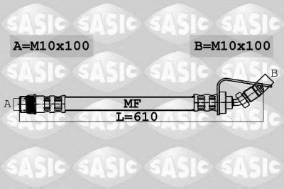 SASIC 6606075 -  Тормозной шланг
