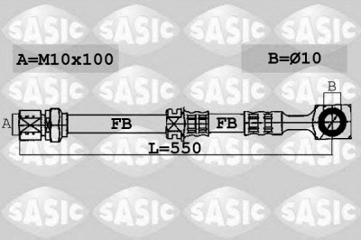 SASIC 6606099 -  Тормозной шланг