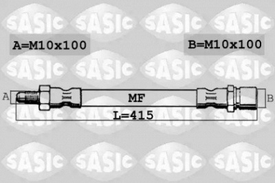 SASIC 6606121 -  Тормозной шланг