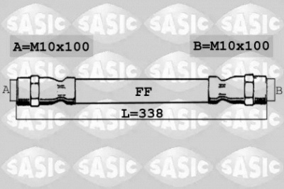 SASIC 6606149 -  Тормозной шланг