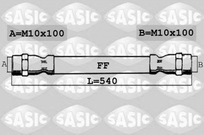 SASIC 6606150 -  Тормозной шланг