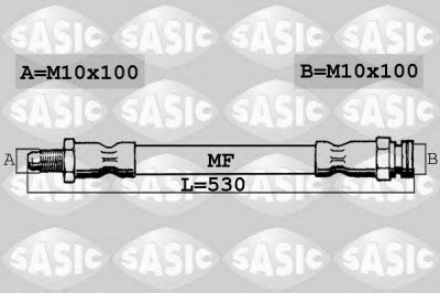 SASIC 6606178 -  Тормозной шланг