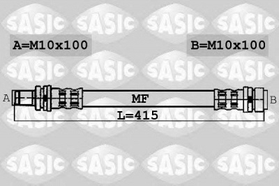 SASIC 6606218 -  Тормозной шланг