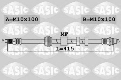 SASIC 6606221 -  Тормозной шланг