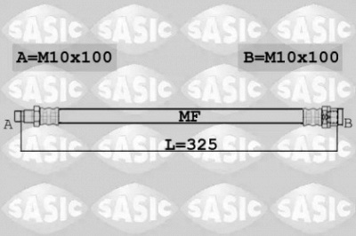 SASIC 6606247 -  Тормозной шланг