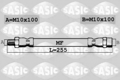 SASIC 6606262 -  Тормозной шланг