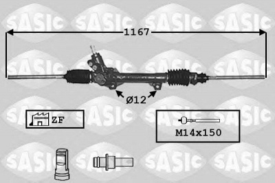 SASIC 7006023 -  Рулевой механизм