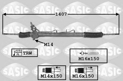 SASIC 7006102 -  Рулевой механизм