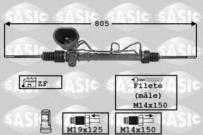 SASIC 7006117 -  Рулевой механизм