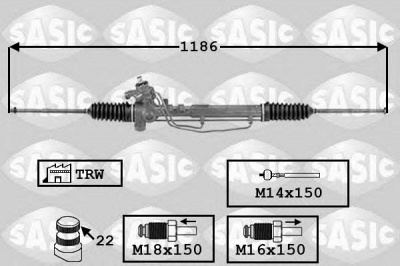 SASIC 7006142 -  Рулевой механизм