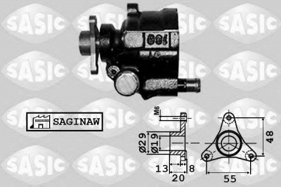 SASIC 7074001 -  Гидравлический насос, рулевое управление
