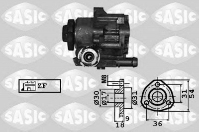 SASIC 7076010 -  Гидравлический насос, рулевое управление