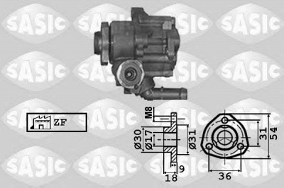 SASIC 7076023 -  Гидравлический насос, рулевое управление