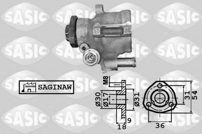 SASIC 7076028 -  Гидравлический насос, рулевое управление
