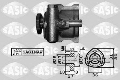 SASIC 7076029 -  Гидравлический насос, рулевое управление