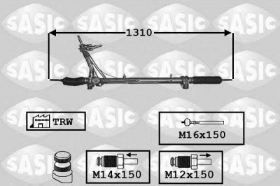SASIC 7170025 -  Рулевой механизм