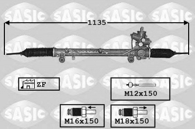 SASIC 7176055 -  Рулевой механизм