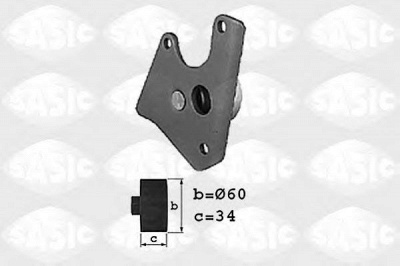 SASIC 8300130 -  Паразитный / Ведущий ролик, зубчатый ремень