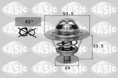 SASIC 9000072 -  Термостат, охлаждающая жидкость
