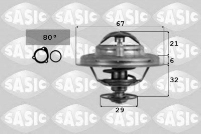 SASIC 9000087 -  Термостат, охлаждающая жидкость