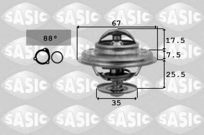 SASIC 9000335 -  Термостат, охлаждающая жидкость