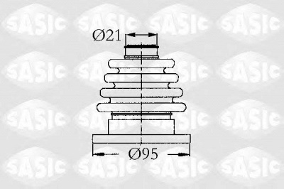 SASIC 9004603 -  Комплект пыльника, приводной вал