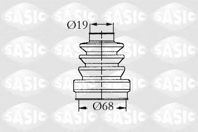 SASIC 9004636 -  Комплект пыльника, приводной вал