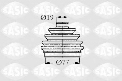 SASIC 9004679 -  Комплект пыльника, приводной вал