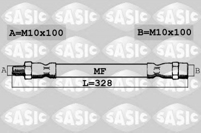 SASIC sbh6283 -  Тормозной шланг