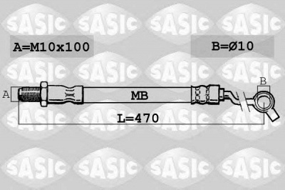 SASIC sbh6317 -  Тормозной шланг