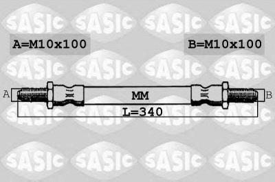 SASIC sbh6334 -  Тормозной шланг