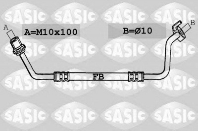 SASIC sbh6340 -  Тормозной шланг