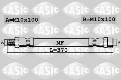 SASIC sbh6358 -  Тормозной шланг