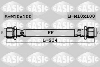 SASIC sbh6366 -  Тормозной шланг
