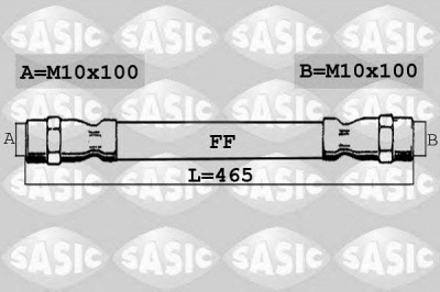 SASIC sbh6389 -  Тормозной шланг