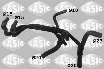 SASIC swh4190 -  Шланг радиатора