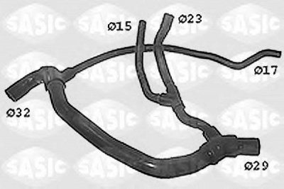 SASIC swh4193 -  Шланг радиатора