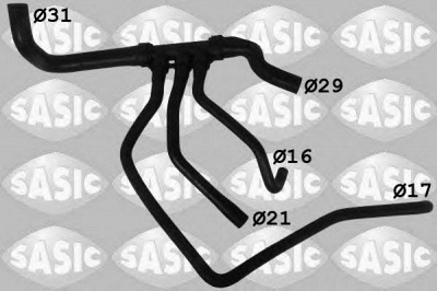 SASIC swh4329 -  Шланг радиатора