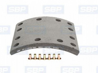 SBP 07l19708n00 -  Комплект тормозных башмаков, барабанные тормоза
