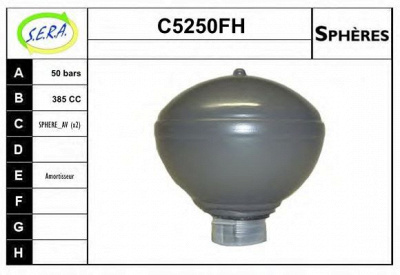 SERA c5250fh -  Гидроаккумулятор, подвеска / амортизация