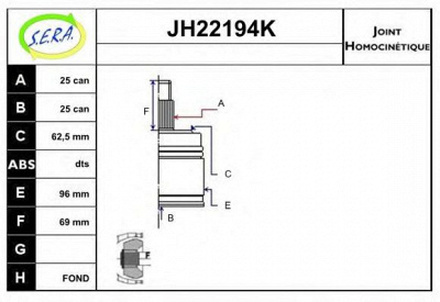 SERA jh22194k -  