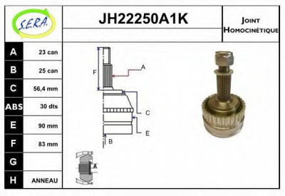SERA jh22250a1k -