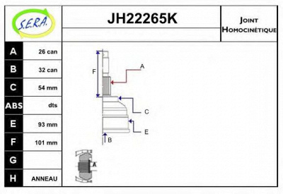 SERA jh22265k -