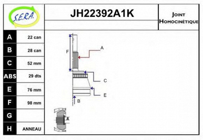 SERA jh22392a1k -  
