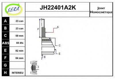 SERA jh22401a2k -