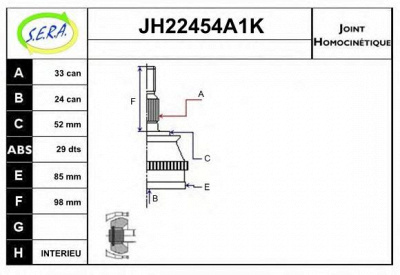 SERA jh22454a1k -  