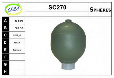 SERA sc270 -  Гидроаккумулятор, подвеска / амортизация