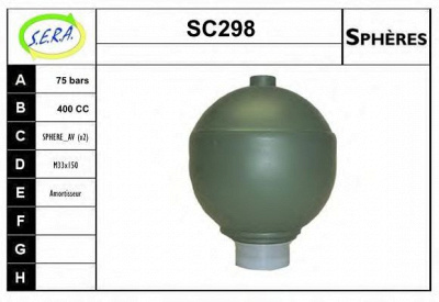 SERA sc298 -  Гидроаккумулятор, подвеска / амортизация